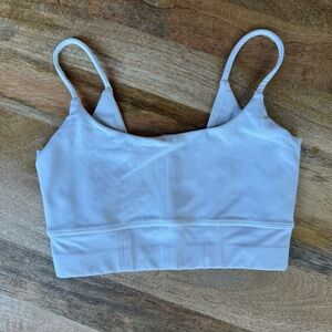 White Sports Bra